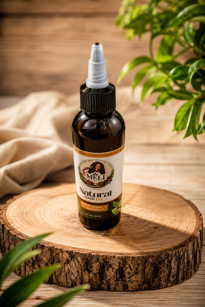 Meli Natural Hair Oil – Nourishing Growth Formula (2 fl oz)