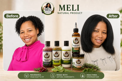 Meli Natural Hair Oil – Nourishing Growth Formula (2 fl oz)