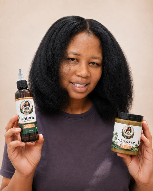 Meli Natural Hair Oil – Nourishing Growth Formula (2 fl oz)