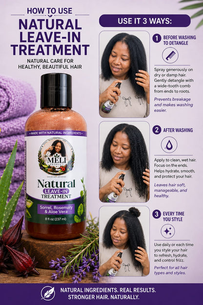 Meli Complete Hair Care Bundle – All 8 Natural Products