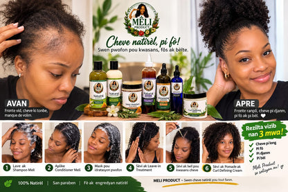 Meli Complete Hair Care Bundle – All 8 Natural Products