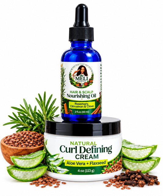 Natural Hair Combo: Oil + Curl Cream